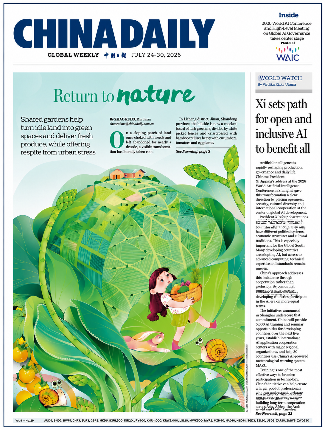 CHINA DAILY - GLOBAL WEEKLY
